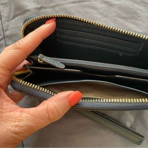 Navy Michael Kors wristlet